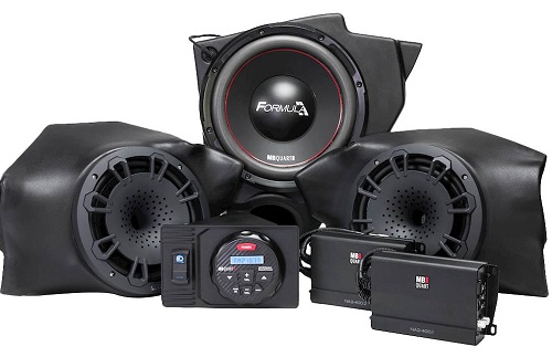 Various speakers and amplifiers